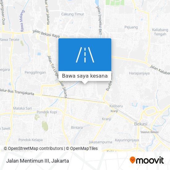 Peta Jalan Mentimun III