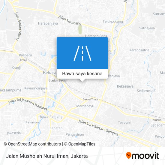 Peta Jalan Musholah Nurul Iman