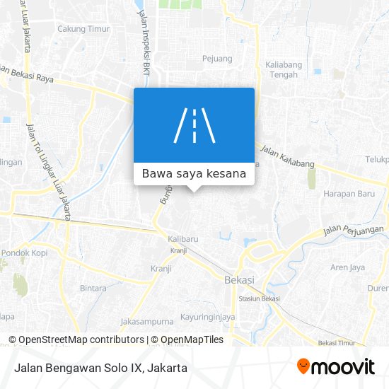 Peta Jalan Bengawan Solo IX