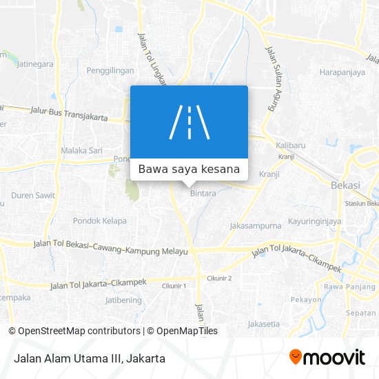 Peta Jalan Alam Utama III