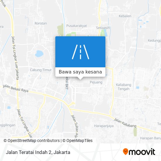 Peta Jalan Teratai Indah 2