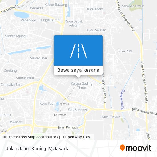 Peta Jalan Janur Kuning IV