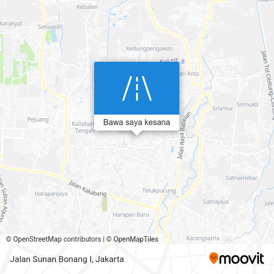 Peta Jalan Sunan Bonang I