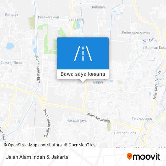 Peta Jalan Alam Indah 5