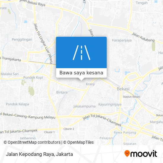 Peta Jalan Kepodang Raya