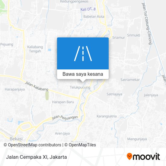 Peta Jalan Cempaka XI