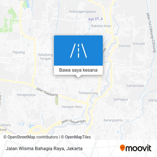Peta Jalan Wisma Bahagia Raya