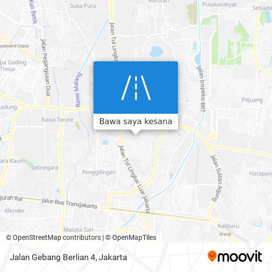 Peta Jalan Gebang Berlian 4