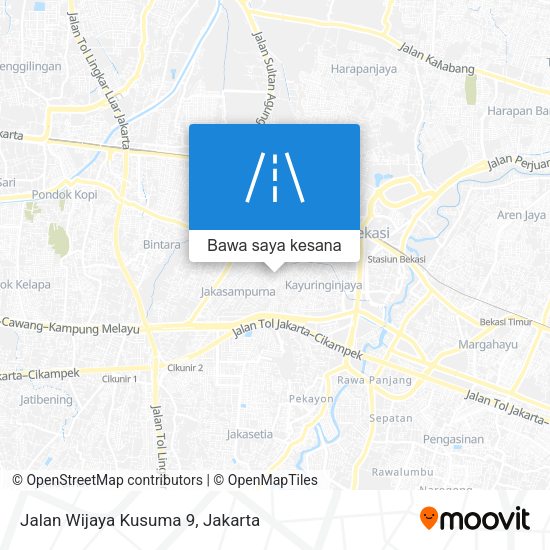 Peta Jalan Wijaya Kusuma 9