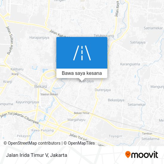 Peta Jalan Irida Timur V