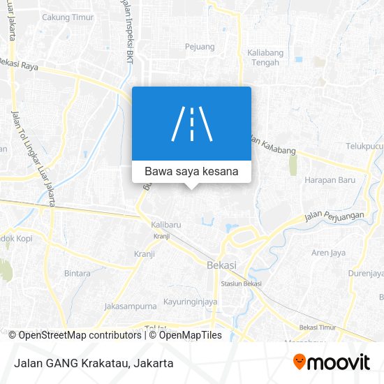 Peta Jalan GANG Krakatau