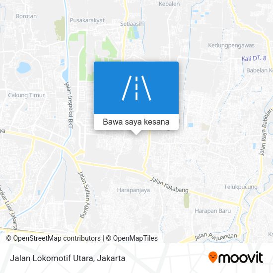 Peta Jalan Lokomotif Utara