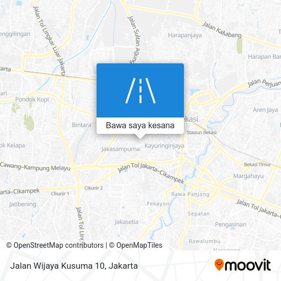 Peta Jalan Wijaya Kusuma 10