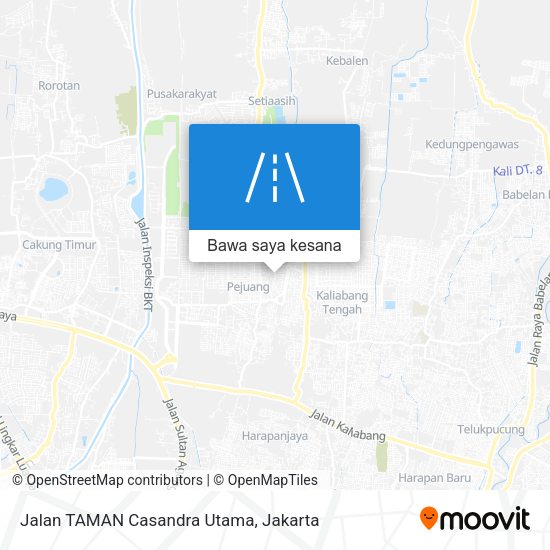 Peta Jalan TAMAN Casandra Utama