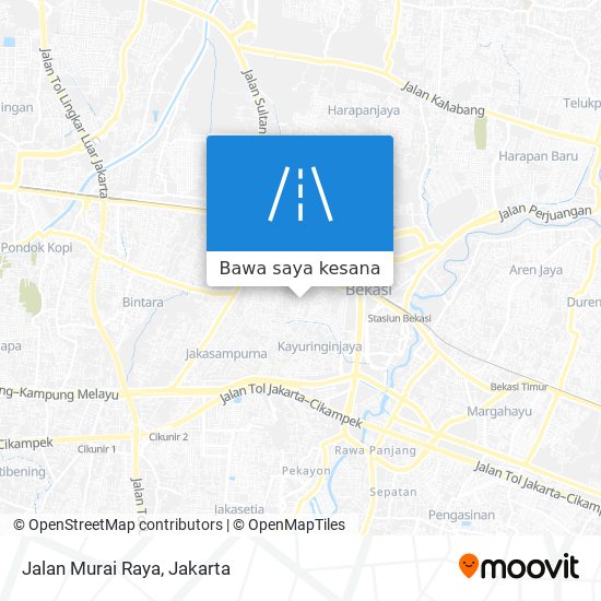 Peta Jalan Murai Raya