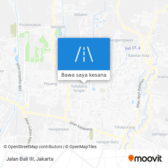 Peta Jalan Bali III