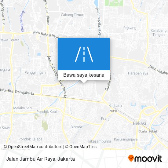 Peta Jalan Jambu Air Raya