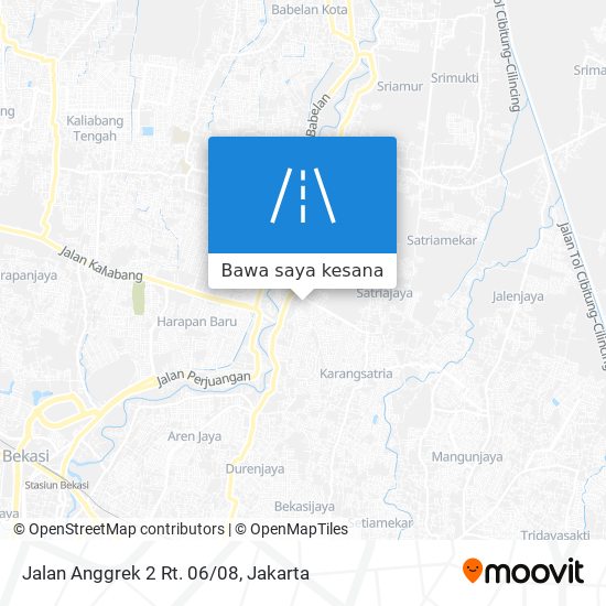 Peta Jalan Anggrek 2 Rt. 06/08