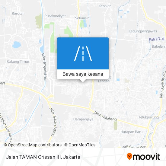 Peta Jalan TAMAN Crissan III