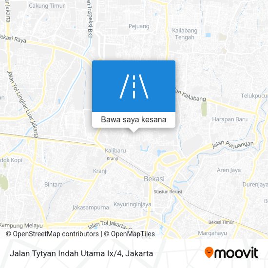 Peta Jalan Tytyan Indah Utama Ix/4