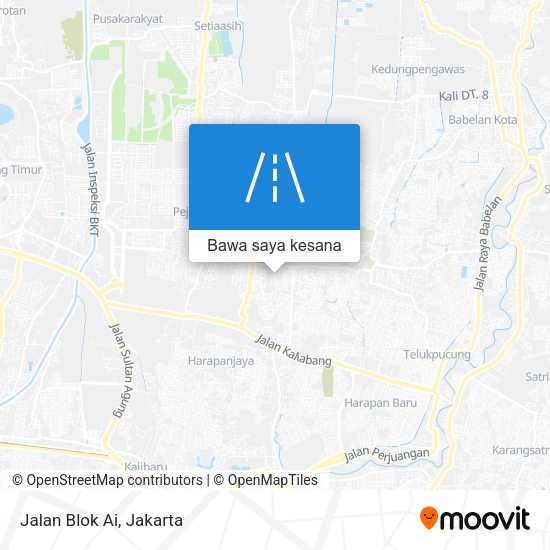 Peta Jalan Blok Ai