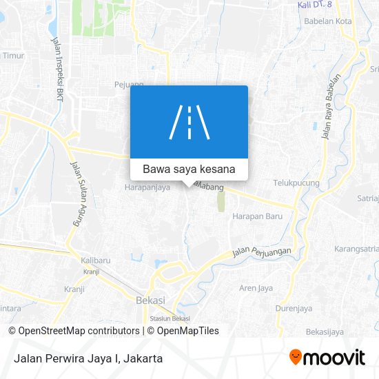 Peta Jalan Perwira Jaya I