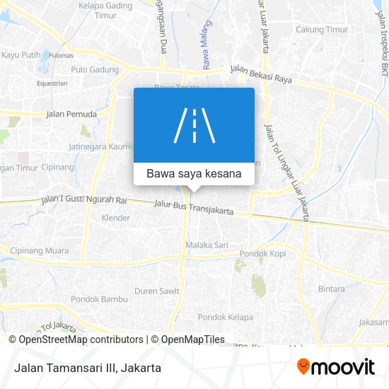 Peta Jalan Tamansari III