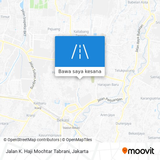 Peta Jalan K. Haji Mochtar Tabrani