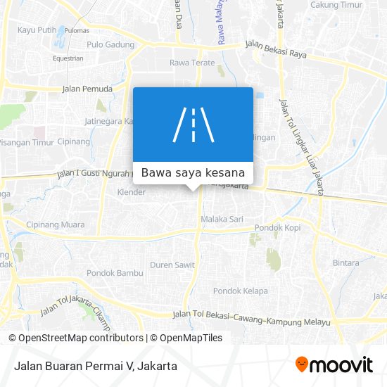 Peta Jalan Buaran Permai V