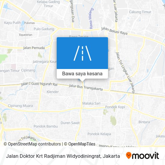 Peta Jalan Doktor Krt Radjiman Widyodiningrat