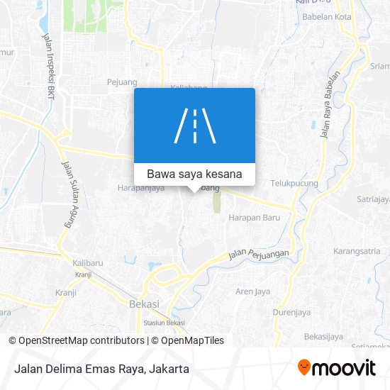 Peta Jalan Delima Emas Raya