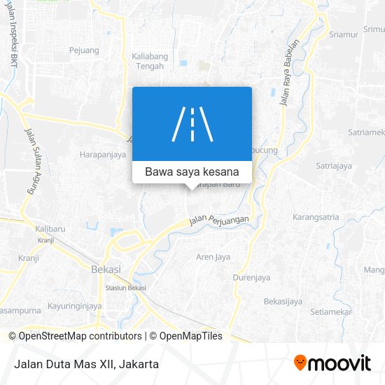 Peta Jalan Duta Mas XII