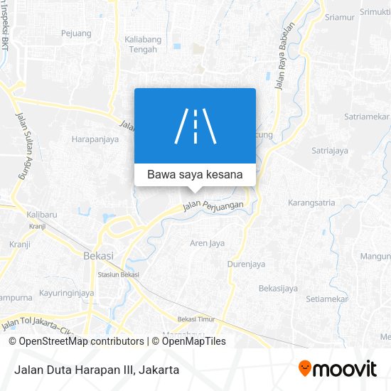 Peta Jalan Duta Harapan III