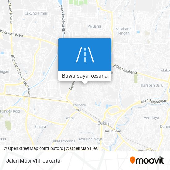 Peta Jalan Musi VIII