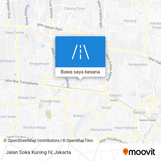 Peta Jalan Soka Kuning IV