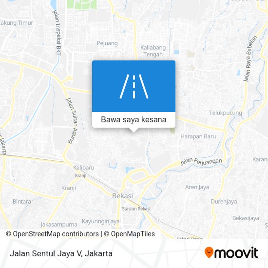 Peta Jalan Sentul Jaya V
