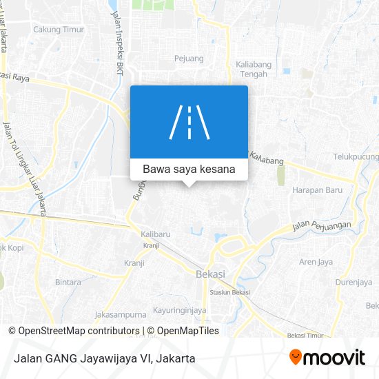 Peta Jalan GANG Jayawijaya VI