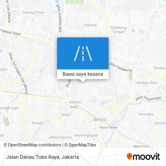 Peta Jalan Danau Toba Raya