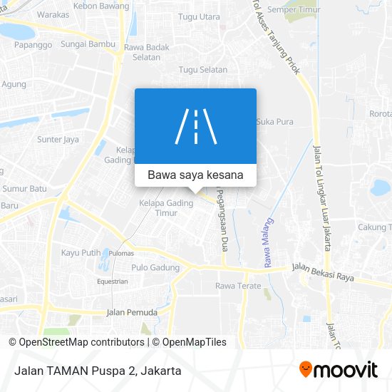 Peta Jalan TAMAN Puspa 2