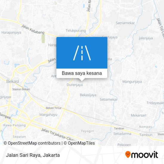 Peta Jalan Sari Raya