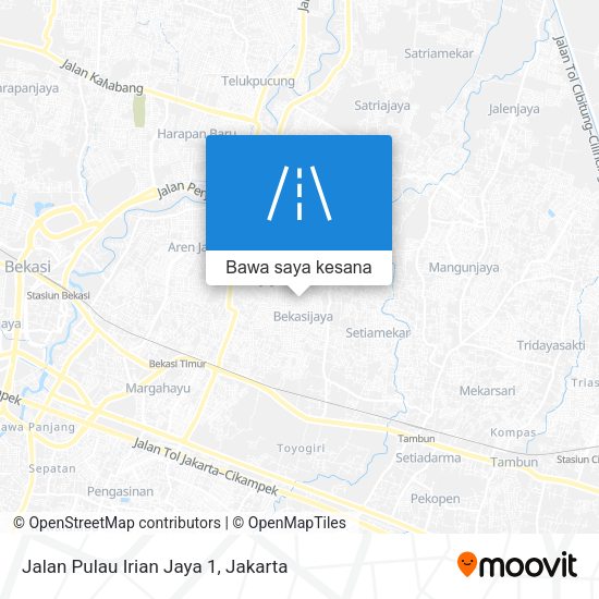 Peta Jalan Pulau Irian Jaya 1