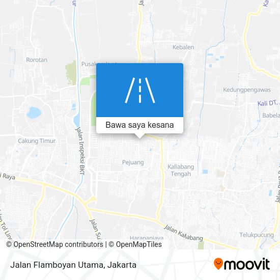 Peta Jalan Flamboyan Utama