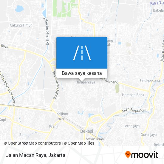 Peta Jalan Macan Raya