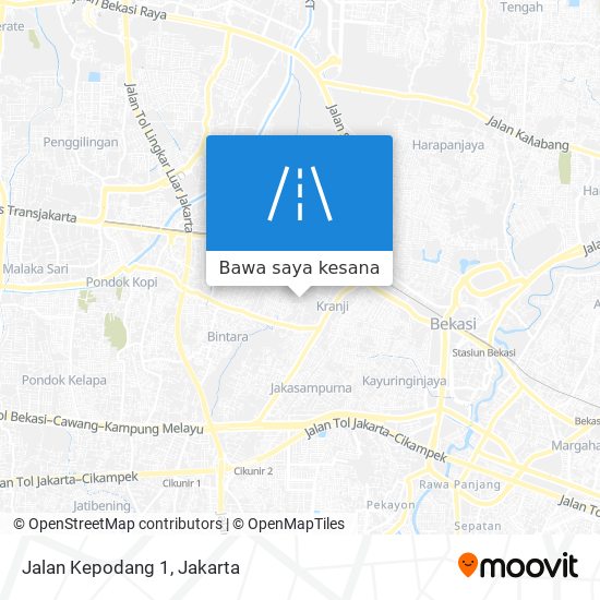 Peta Jalan Kepodang 1