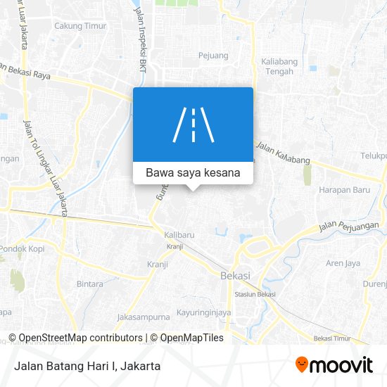 Peta Jalan Batang Hari I