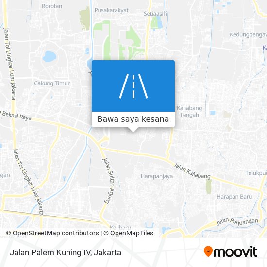 Peta Jalan Palem Kuning IV