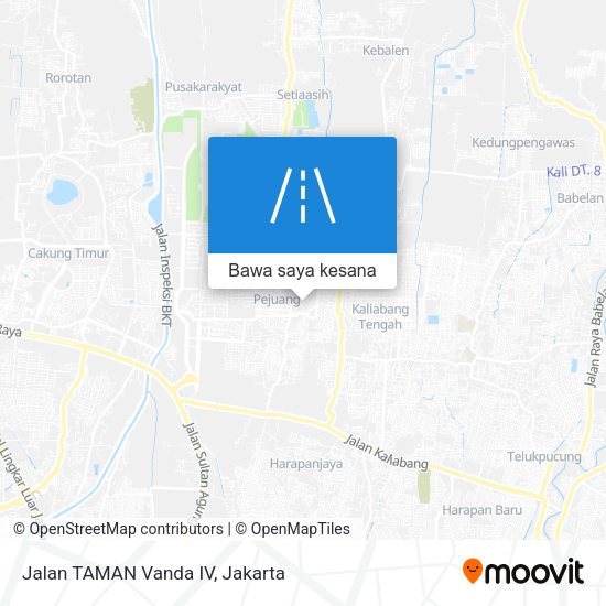 Peta Jalan TAMAN Vanda IV