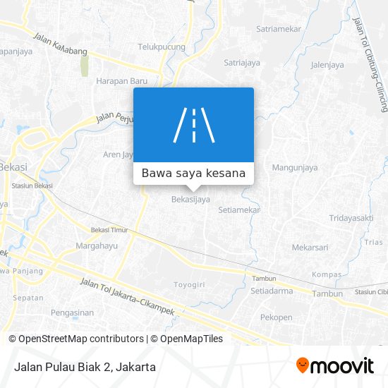 Peta Jalan Pulau Biak 2