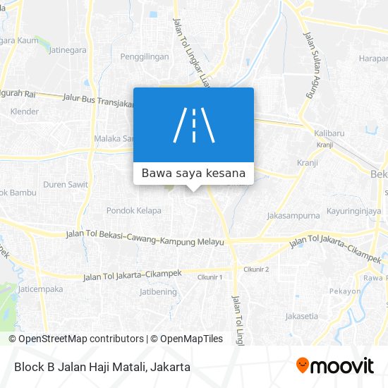 Peta Block B Jalan Haji Matali