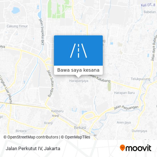 Peta Jalan Perkutut IV